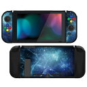 PLAYVITALスイッチに対応する保護ケース、SWITCHに対応用ソフトTPUスリムケースカバーカラフルなABXYボタンキャップ付き、パターンスタイル保護シェ...