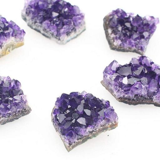 Ninyeke20g/1個風水天然アメジストクラスター浄化開運お守り原石装飾品アクセサリー