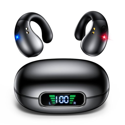 【2024業界初売り・真のOWSイヤホン】Bluetoothイヤホン開放型ワイヤレスイヤホンオープンイヤー型塞がない空気伝導イヤホン革新耳掛け式イヤホン両耳通話ノイズリダクション音漏れ対策…