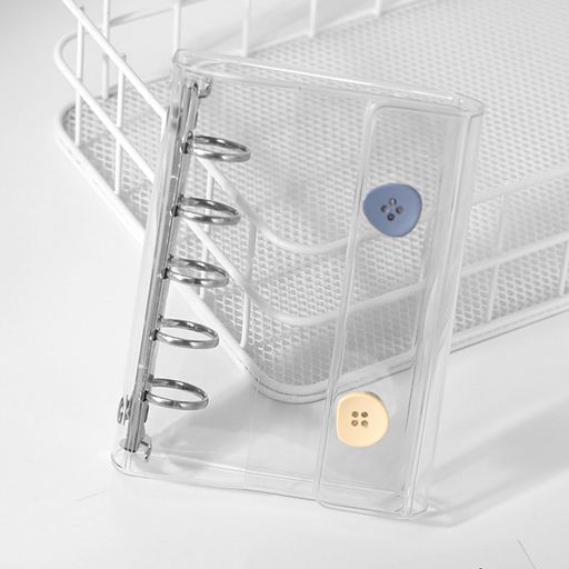 透明シール帳バインダー式30枚リフィル付き(20枚1ポケット+10枚2ポケット)クリアタイプシール整理手帳型収納プリクラ帳大人女子かわいいギフトシール手帳シール...