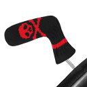 ScottEdwardニットゴルフパターヘッドカバー1枚パックブレードパターにフィット(頭蓋骨)
