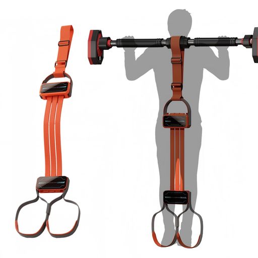 懸垂アシストチューブ、懸垂補助バンド、ぶら下がり健康器、プルアップアシストバンドシステム、チンニ..