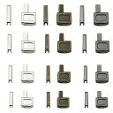 YFFSFDCジッパープル部品ラッチスライダージッパー修理キット3色スライダーリテーナー挿入ピンジッパーボトム蝶棒ジッパー交換キット4サイズ#3#5#8#10(12セット)