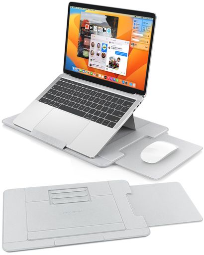 AboveTek膝上テーブル|多角度調整機能追加|ノートパソコン|軽量|7~15.6インチ対応|マウスパッド付き|滑り止め|放熱性|ひざPCスタンド|冷却台|ラップデスクスタンド|