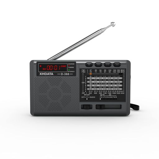 XHDATA D368 ݡ֥ûȥ饸 FM AM SW 12 Х DSP ƥ쥪 饸 MP3 ץ졼䡼 磻쥹 ⴶ...