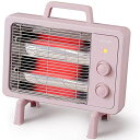 アイリスオーヤマ電気ストーブ速暖転倒時電源OFF400W/800W2段階切替ブラックコートヒーターIEHDB-800-Pピンク