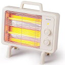 アイリスオーヤマ 電気ストーブ 速暖 転倒時電源OFF 400W/800W 2段階切替 遠赤外線ヒーター IEHD-800 アイボリー