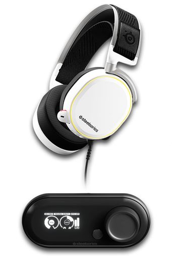 【AMAZON.CO.JP限定】GAME DAC付属 STEELSERIES ゲーミングヘッドセット ARCTIS PRO + GAME DAC 有線 ホワイト ハイレゾ MIXAMP PC PS4 PS5 対応 61454