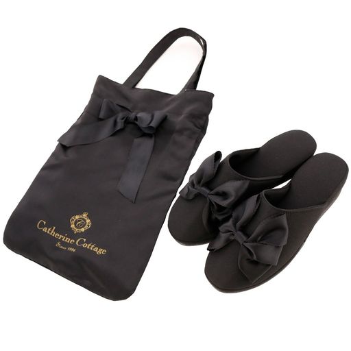 CATHERINECOTTAGE(㥵󥳥ơ)SH002ҡդեޥ륹å&ܥޥåȥե꡼֥å[BLK]