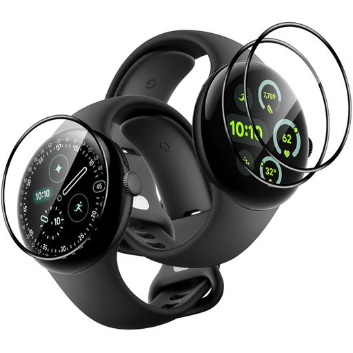 用のGooglePixelWatch441MMガラスフィルム腕時計専用PixelWatch441MM強化ガラスフィルム【2*フィルム+1*クリーニングツール】99%透過率フィルム硬度9H超薄0.26mm指の滑りも良く