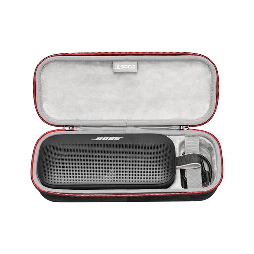 RLSOCO ケース BOSE SOUNDLINK FLEX BLUETOOTH SPEAKER ポータブル ワイヤレス スピーカー 対応(ブラック)
