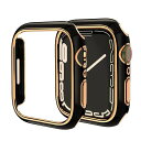 GOCROWEEN FOR APPLE WATCH9/8/7 ケース 45MM アップルウォッチ7 カバー 保護ケース バンパーケース PC素材 メッキ仕上げ 軽量超簿 耐衝撃性 装着簡単 APPLE WATCH SERIES9/8/7に対応(45MM|詳細画像