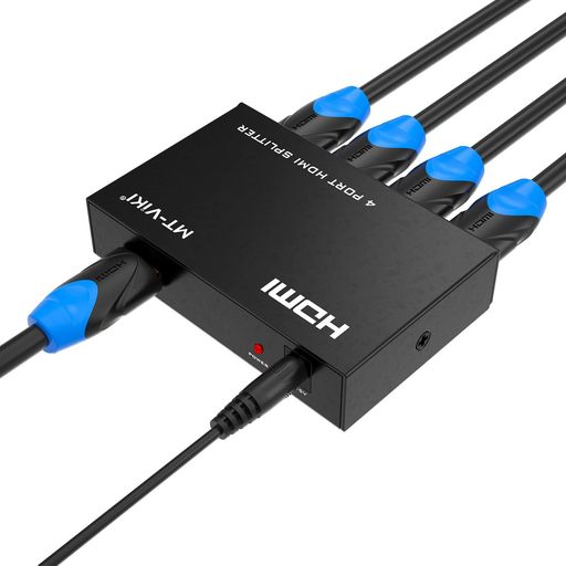 MT-VIKI HDMI ʬ۴ 14 4K HDMI ץå 4K@30HZ 4Ʊ 4ݡ HDMI1.4 ...