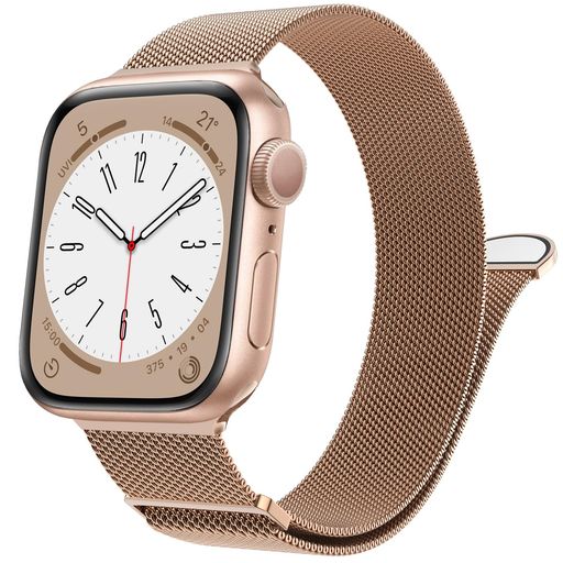 EPULY コンパチブル APPLE WATCH バンド アップルウォッチバンド 41MM 40MM 38MM 49MM 45MM 44MM 42MM ステンレス留め金製 男女兼用 APPLE WATCH ベルト磁石 無段階調 調整工具不要 APPLE