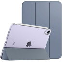 IPAD MINI6 ケース 2021 新型 TIMOVO IPAD MINI ケース第6世代 8.3インチ IPAD MINI6 カバー 第六世代 2021 モデル 背面半透明 TPU PUレザー 三つ折り スタンド APPLE(2)