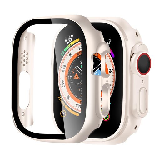 【2枚】BELIYO APPLE WATCH ケース 49MM 対応 アップルウォッチ カバー 一体型 APPLE WATCH カバー 全面保護 二重構造 アップルウォッチ ケース PC素材 日本旭硝子材 キズ防止 軽量 強化ガラス APPLE