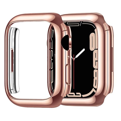 GOCROWEEN FOR APPLE WATCH9/8/7 ケース 45MM アップルウォッチ7 カバー 保護ケース バンパーケース PC素材 メッキ仕上げ 軽量超簿 耐衝撃性 装着簡単 APPLE WATCH SERIES9/8/7に対応