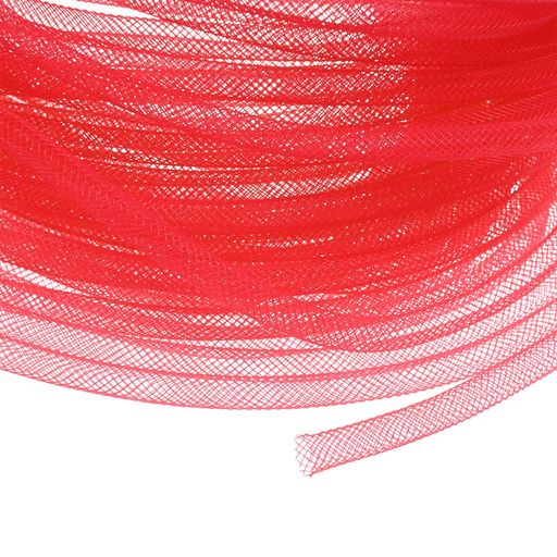 MMETERXITYメッシュチューブリボン25ヤード6mm弾性生地リボンクラフト/ギフトラッピング/花束/ウェディ..