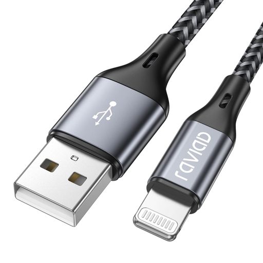 RAVIAD IPHONE 充電ケーブル【1.8M/MFI 認証】ライトニングケーブル 急速充電 データ転送 高耐久 断線防止 IPHONE 13/13 PRO/13 PRO MAX/12/12 MINI/12 PRO/12 PRO MAX/11/11