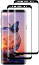 【2枚セット】FOR GALAXY S8 AU SOV36 DOCOMO SC-02J フィルム 【日本製素材旭硝子製】 GALAXY S8 ガラスフィルム 9Dラウンドエッジ加工/業界最高硬度9H/高透過率/3D TOUCH対応/自動吸着