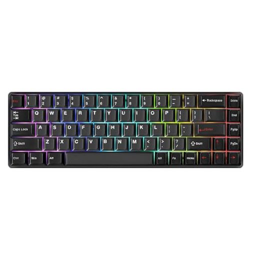 DRUNKDEERG65Eスポーツゲーミングキーボード、ラピッドトリガーキーボード-ホール効果スイッチ-磁気スイッチ-ラストウィン&リリースデュアルトリガーモード-調整可能な作動、ブラックグレ… DRUNKDEERG65Eスポーツゲーミングキーボード、ラピッドトリガーキーボード-ホール効果スイッチ-磁気スイッチ-ラストウィン&リリースデュアルトリガーモード-調整可能な作動、ブラックグレ…