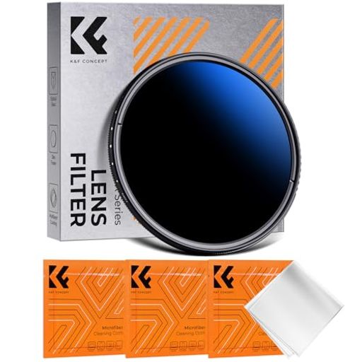 K&FCONCEPT77mm可変NDフィルターND2-ND400日本製AGC光学ガラス18層コーティング撥水防汚薄型ビデオ/風..
