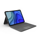 ロジクール IPAD PRO 11インチ 第4世代 第3世代 第2世代 第1世代 対応 トラックパッド付き キーボードケース FOLIO TOUCH IK1175BKA SMART CONNECTOR 接続 英語配列 薄型 バックライト付き