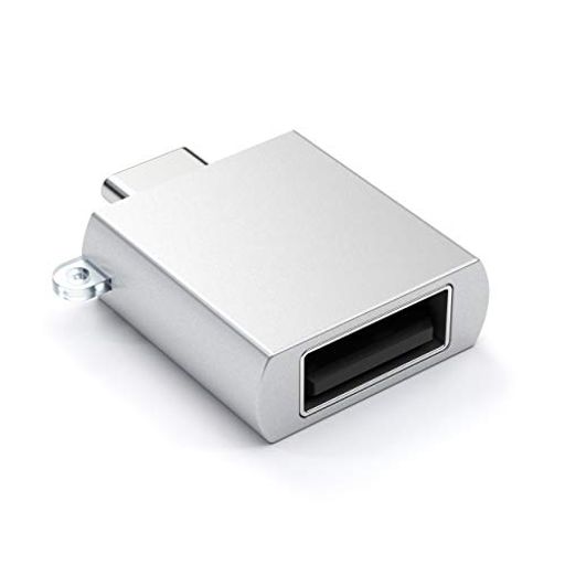 SATECHI アルミニウム USB-C(オス) - USB-A 3.0(メス) 高速 アダプター (シルバー) (MACBOOK PRO IPAD PRO MAC MINI IMACなど対応)
