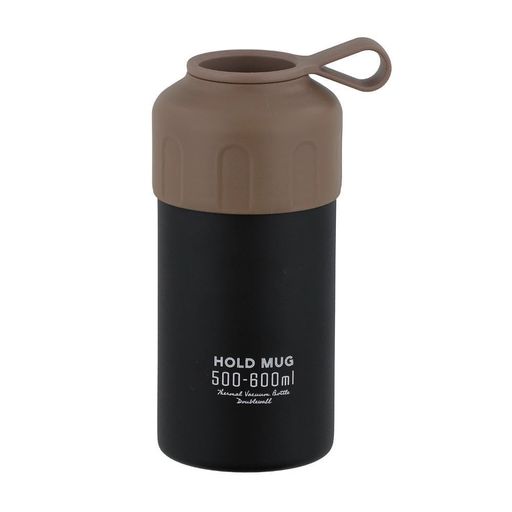 ベストコペットボトルホルダーペットボトルクーラーステンレス保冷保温500~600ml用ブラックNQ-0342