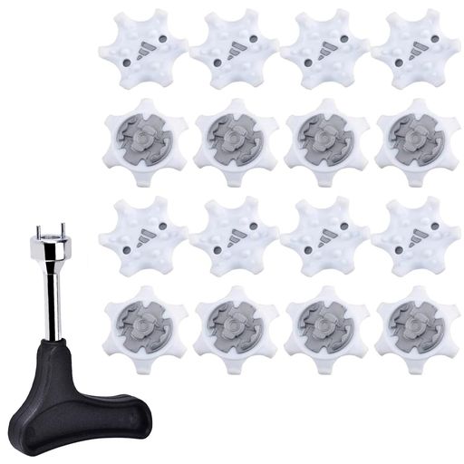 YIBOOOM交換用ゴルフシューズスパイク鋲ゴルフ交換用スパイク鋲滑り止め簡単脱着(ホワイト)