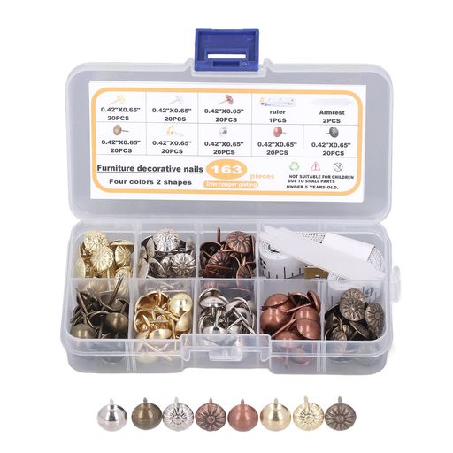 アンティーク装飾釘画びょう押しピン装飾品釘飾り鋲太鼓鋲留め具アンティークおしゃれソファーシューズ..