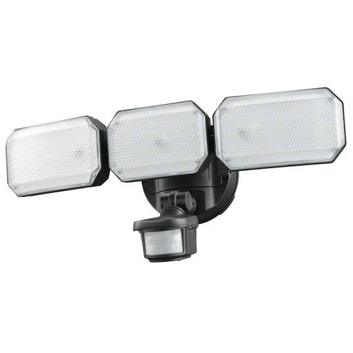 オーム電機MONBAN 防犯センサーライト 3灯 リチウム充電池式 2500ルーメン 人感センサー LS-B313 07-8803 OHM オーム電機MONBAN 防犯センサーライト 3灯 リチウム充電池式 2500ルーメン 人感センサー LS-B313 07-8803 OHM