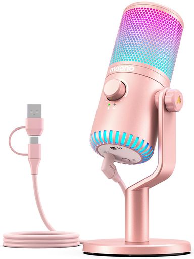 MAONO USB ǥ󥵡ޥ ߥ󥰥ޥ PC ޥ ѥեȥ RGB饤ƥ ߥ塼ȥܥ إåɥۥ...