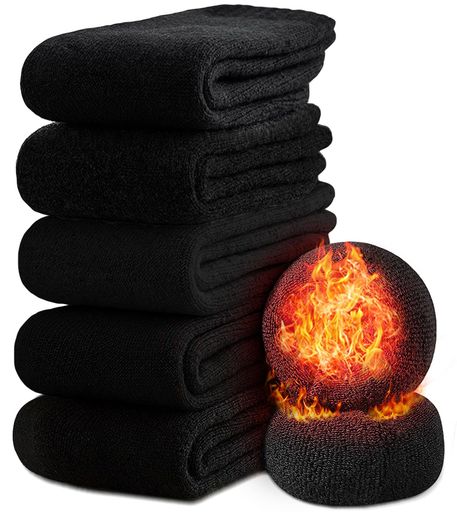 [Lavento]靴下メンズソックス冬厚手【こたつのように暖かい・保暖厚手裏パイル】防寒靴下暖かい靴下ウールソックス防寒保温消臭耐久性伸縮性室内アウトドアスキースポーツ25-29cm(JPアル…