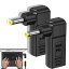 RuiMi2枚タイプCUSB-C変換アダプタープラグ(USB-C输入DC5.5x2.5mm输出)対応-东芝-acerノートパソコン充..