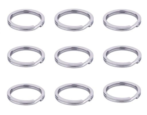 リング外径約25mm ステンレス製なので、防錆性・耐候性に優れ丈夫で長持ち。軽量 キーホルダーやチェーンの連結に使用できます パッケージに含まれるもの:20個のキーリング 私たちは6ヶ月の全額払い戻し。問題がある場合は、私たちにメールをください