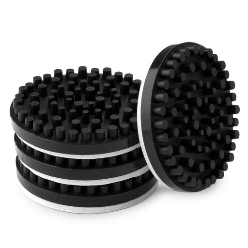 kwmobileアイソレーションフットパッド振動防止-レコードプレーヤーターンテーブル制振マット-シリコン..