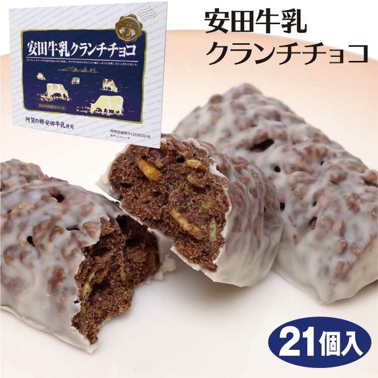 新潟 お土産 安田牛乳チョコクランチ 21個 安田牛乳 チョ