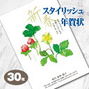 【まだ間に合う! 校正なしなら即日発送】年賀状印刷 30枚 【 スタイリッシュ デザイン 年賀状 】ちょっと差がつく 年賀状 2023 おしゃれ 送料無料 送料込