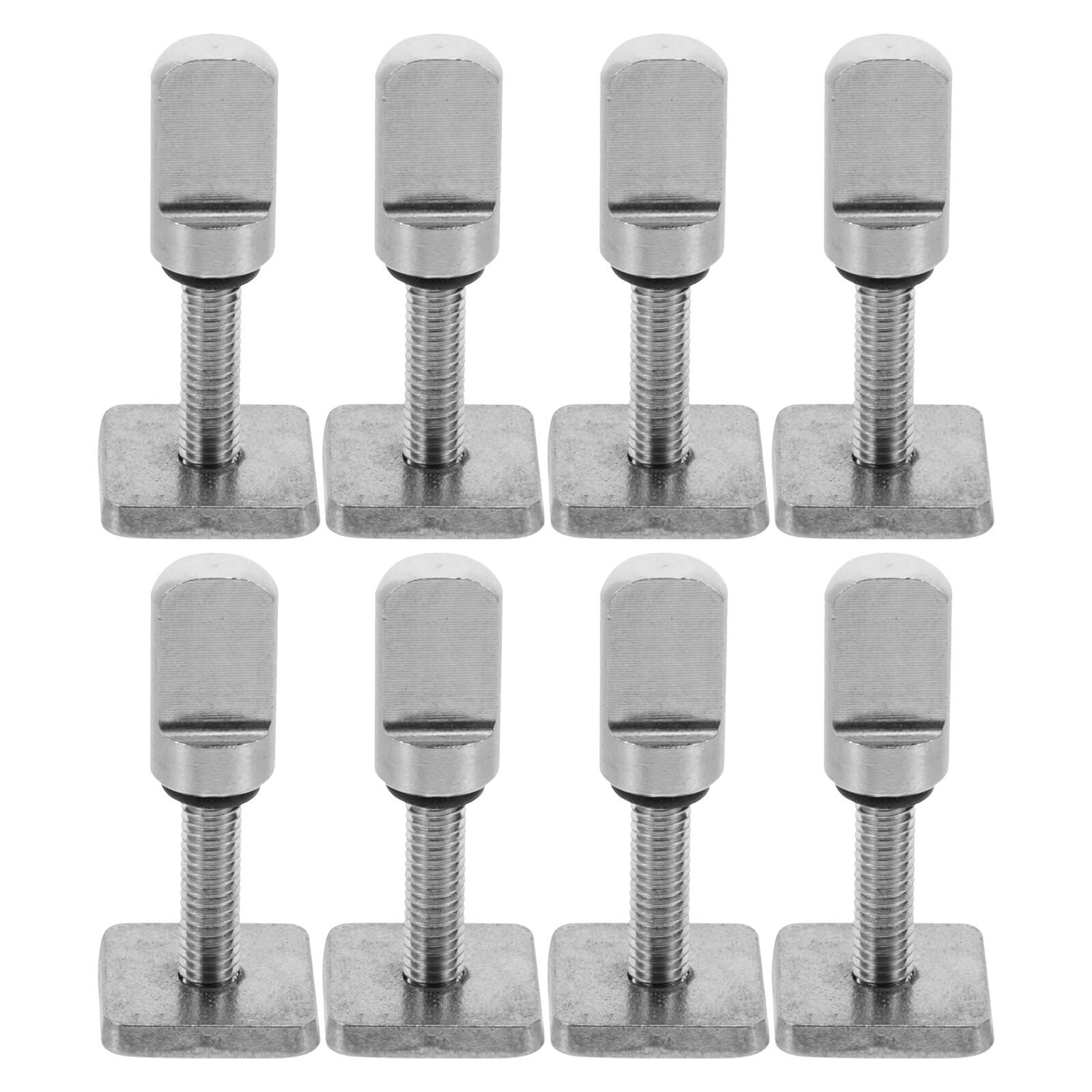 8個ステンレス製 パドルボード フィンスクリュー 耐錆性 耐摩耗性に ネジ 水抵抗を抑えた 滑らか仕上げ..