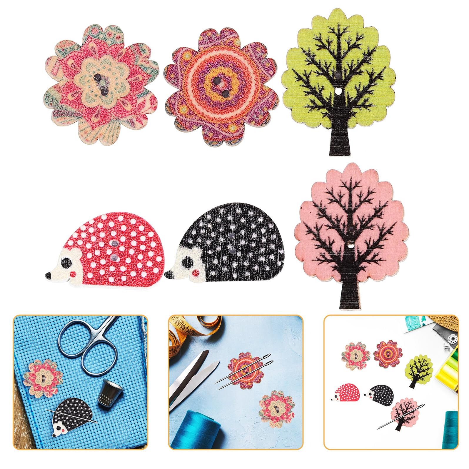 マグネット式針留め具 6個 DIY刺繍針ホルダー コンパクト収納可能 裁縫工芸用ピンオーガナイザー 家庭..