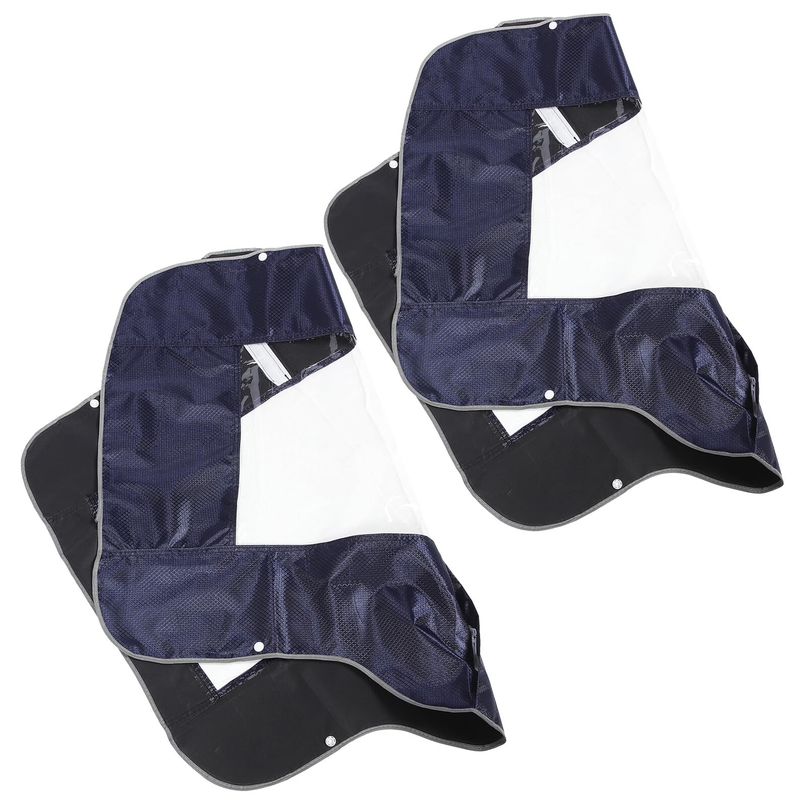 2個防水 電動スクーターコントパネル保護カバー 透明窓付き 防塵 雨天対応 モビリティスクーター用ハン..