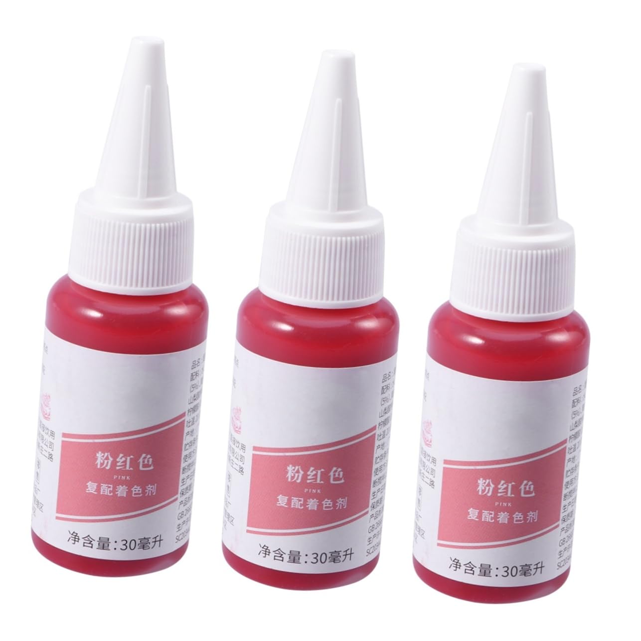 3個 ジェル食品着色料 ケーキ用品 ベーキング着色 フォンダン着色 ケーキのぬりえキット 食用色素液 食..