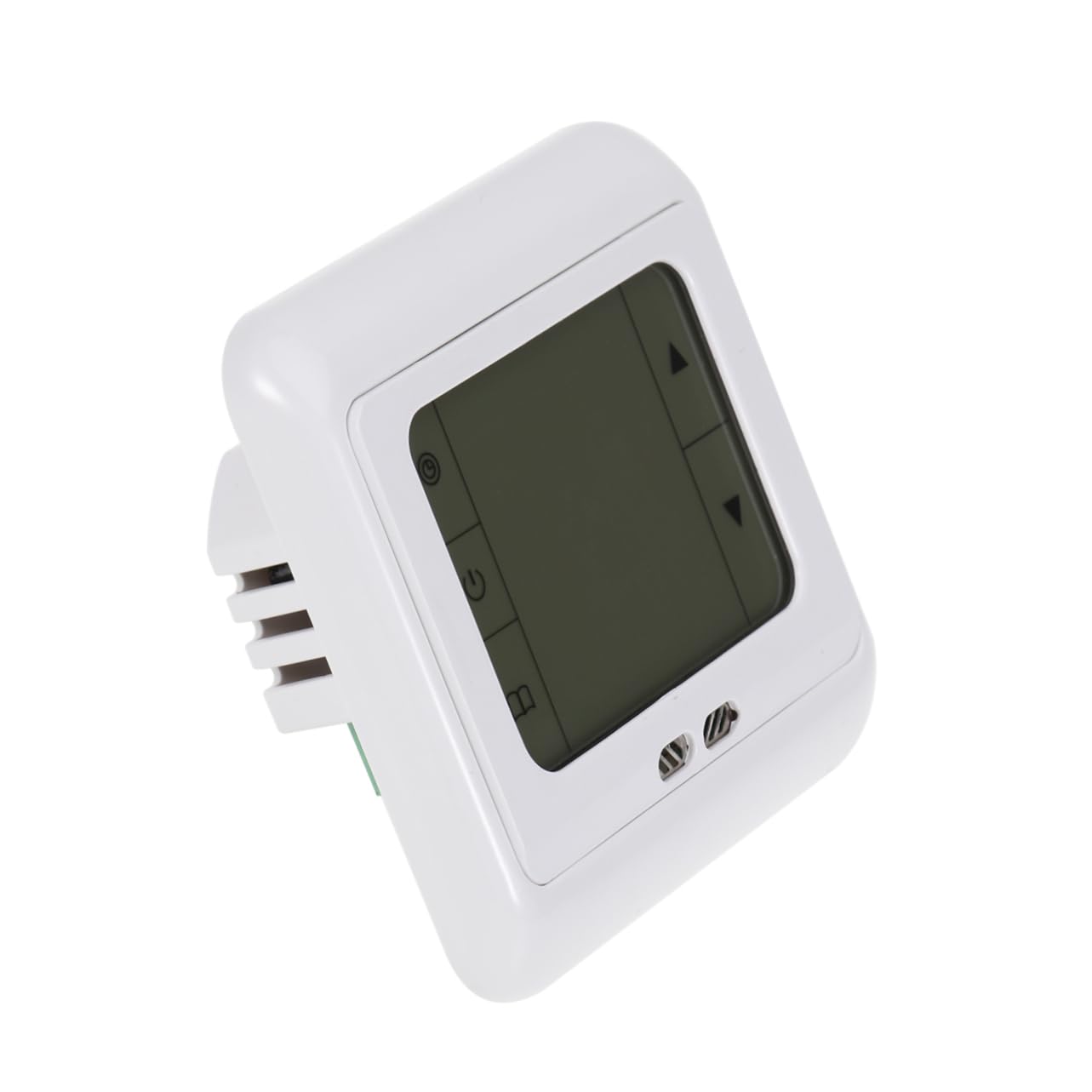 プログラマブルデジタルサーモスタット タッチスクリーン式 温調節器 電気暖房用 デジタル温コントローラー 暖房システム対応 停電時も設定維持