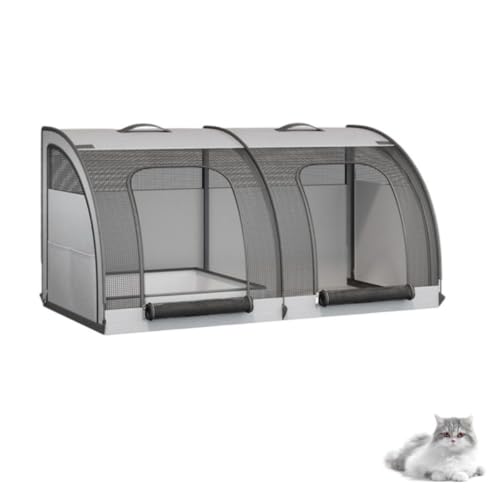 折りたたみ式 ポータブル ペットキャリー 犬猫兼用 600 防水オックスフォード生地 多機能 車載可能 旅..