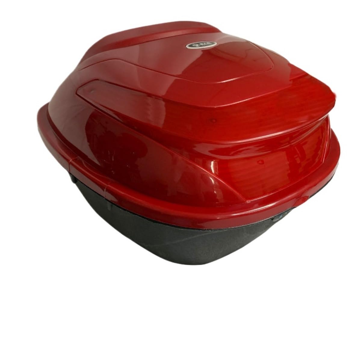 バイク用 大容量 丈夫で防振・防水 着脱簡単 夜間警告灯付き 鍵付き 盗難防止 フルフェイス収納可能 バ..