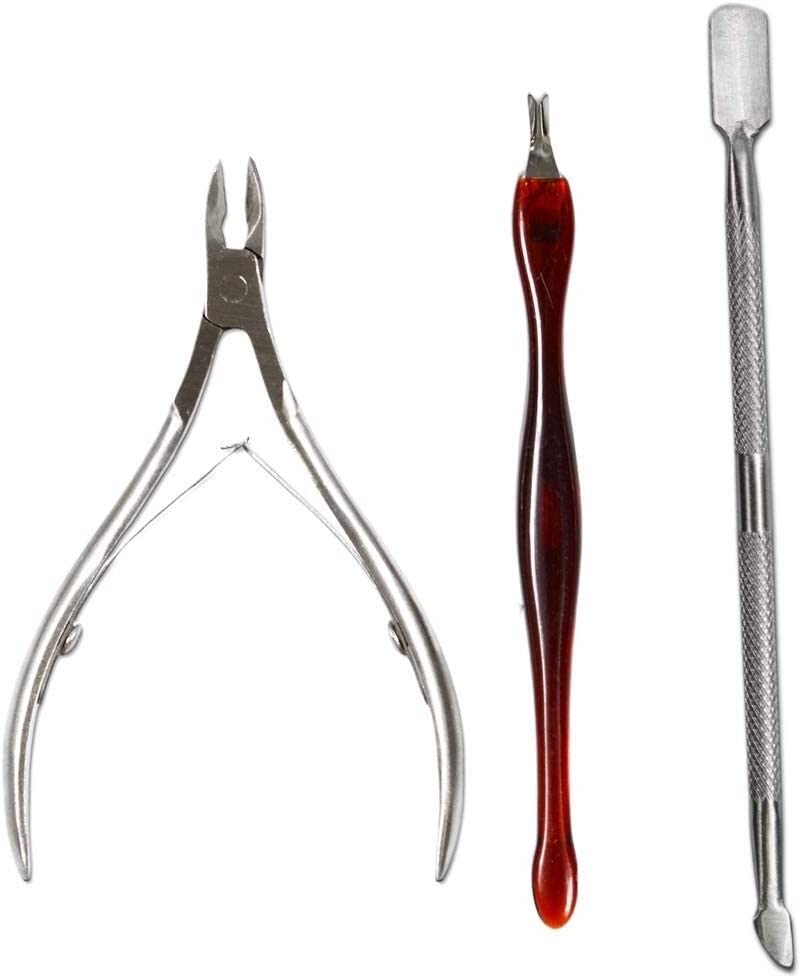 爪切りセット、爪切りマニキュアセット、トラベルミニネイルセット 3 ピース/ロットステンレス鋼爪はさ..