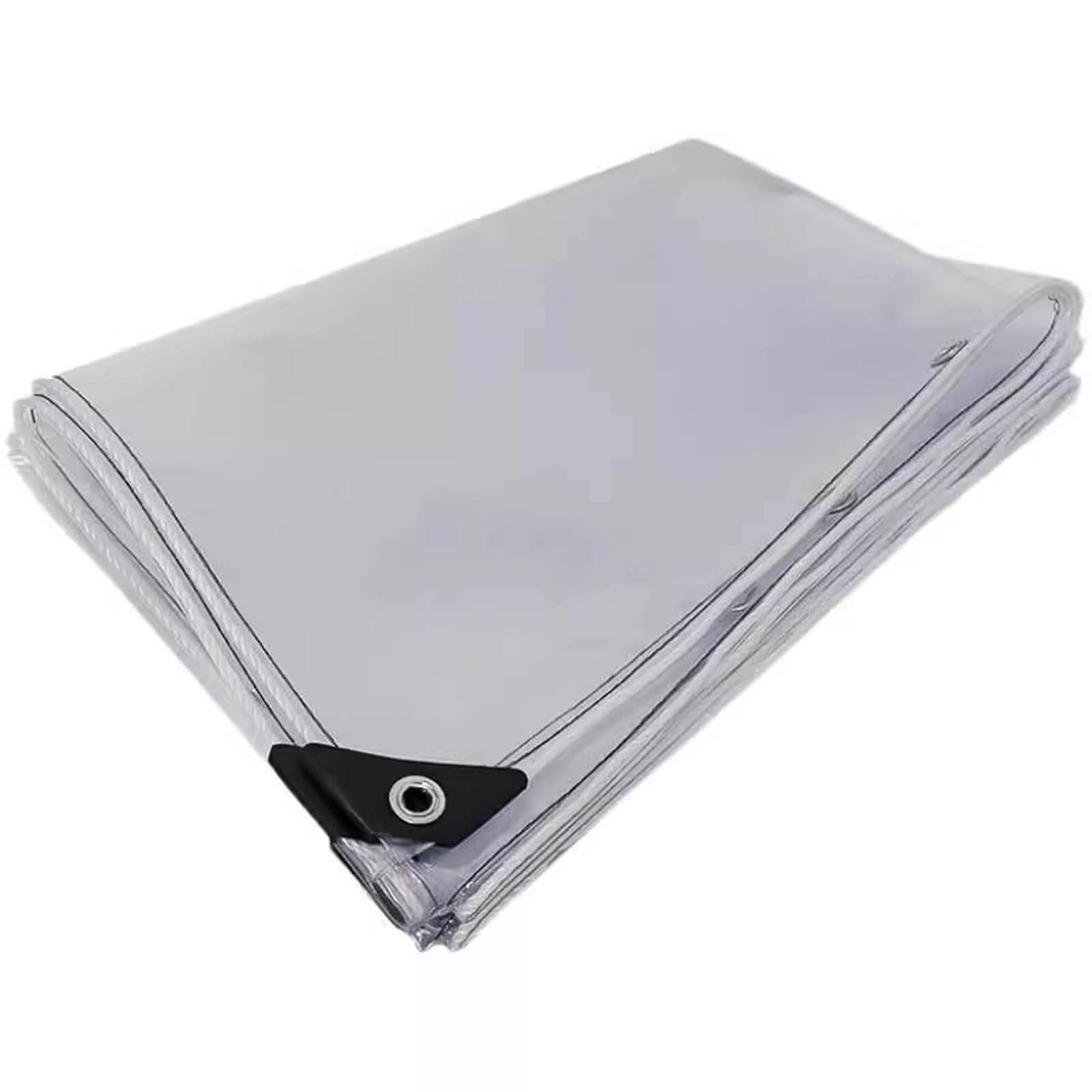 楽天ゆめのマルシェ企画ヘビークリアタープ 防水 透明ターポリンカバー グロメット付き 14ミル 厚手ビニールタープ アウトドア ガーデンガラスターポリン キャンプ 植物 温室 車