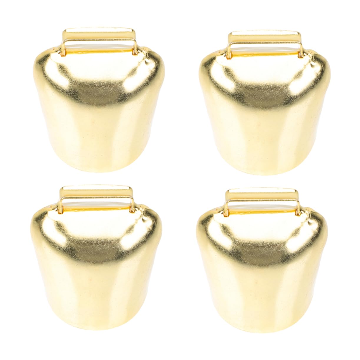 4個 肥厚した牛と羊の鈴 ヤギ牧場の