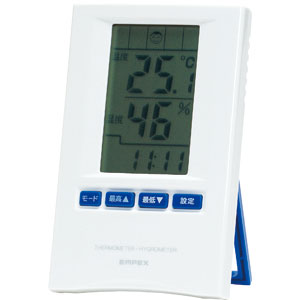 熱中症・風邪注意目安付きデジタル快適計2個組【代引き手数料無料】